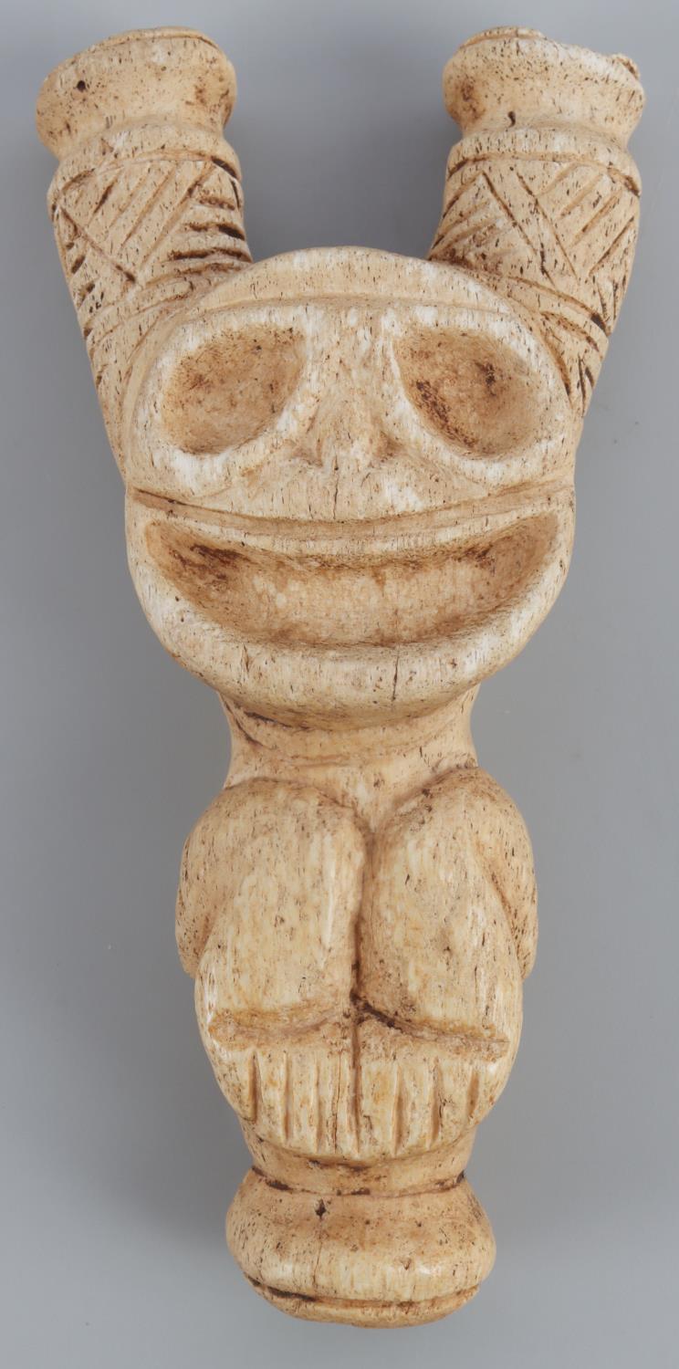 TAINO PRECOLUMBIAN ANTHROPIC COHOBA INHALER