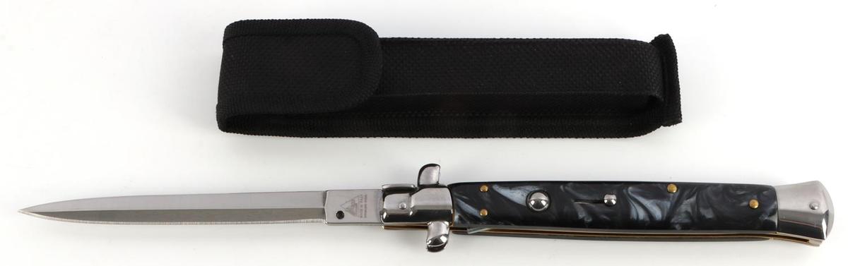 AKC ITALIAN SWITCHBLADE KNIFE 13 INCHES