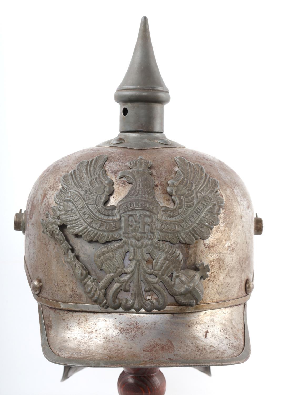 WWI PRUSSIAN LOBSTER TAIL PICKELHAUBE HELMET