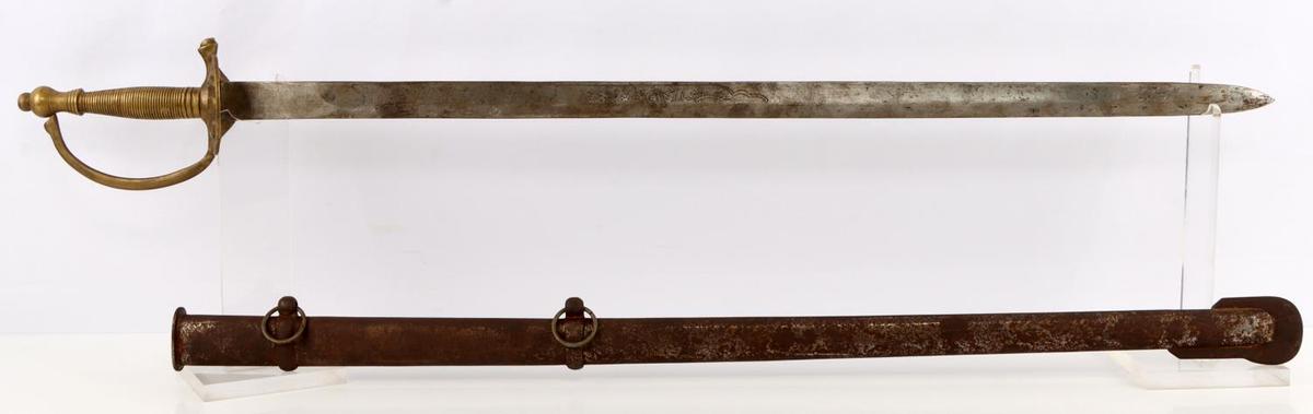 CSA STAMPED SWORD BLADE & GRIP REUNION SWORD