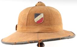 WWII GERMAN REICH HEER AFRIKA KORPS PITH HELMET