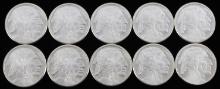 BUFFALO 1 OZ SILVER BULLION ROUNDS LOT OF 10