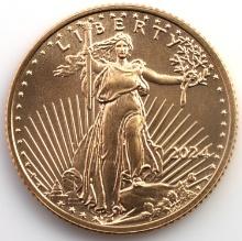 1/10TH OZ GOLD AMERICAN EAGLE COIN