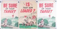 NRA 1940S GUN SAFETY POSTERS IS THAT GUN LOADED