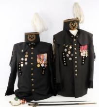 COLD WAR POLISH MINER PARADE GALA UNIFORM & SWORD