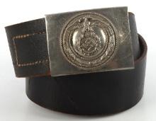 WWII GERMAN NSKK BELT & BUCKLE 1942 DATE