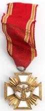 WWII GERMAN NSDAP 25 YR SERVICE MEDAL WHITE ENAMEL