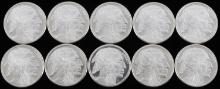 BUFFALO 1 OZ SILVER BULLION ROUNDS LOT OF 10