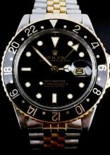 1980 ROLEX GMT-MASTER TWO TONE BLACK