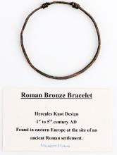 ANCIENT ROMAN EMPIRE BRONZE BRACELET