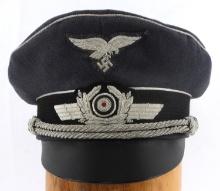 WWII GERMAN THIRD REICH LUFTWAFFE OFFICER VISOR