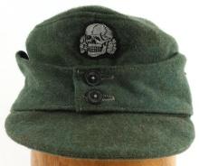 WWII GERMAN THIRD REICH SS M43 FIELD CAP