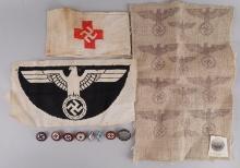 GERMAN NSDAP HITLER YOUTH SPORTS RED CROSS BADGES