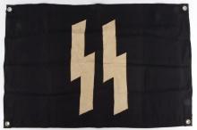 WWII GERMAN THIRD REICH SS BARRACKS FLAG