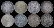 MORGAN DOLLAR U.S. 90% SILVER COIN LOT OF 8