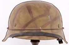 WWII GERMAN M42 LUFTWAFFE CHICKEN WIRE HELMET