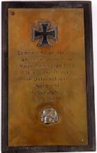 WWII GERMAN SS 4TH POLIZEI DIVISION PLAQUE
