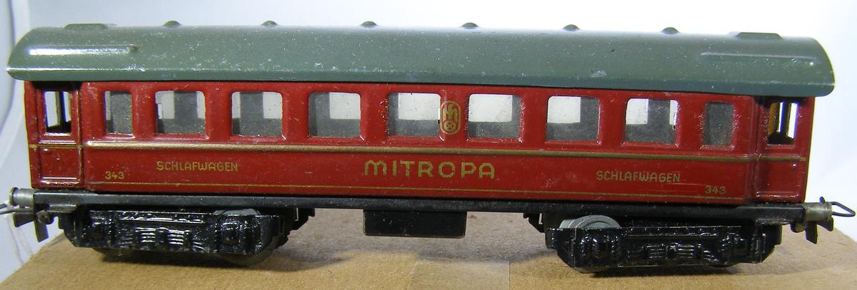 Marklin 343 vintage metal Sleeping car