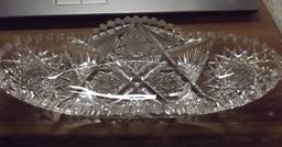 Cut Glass Candy/Fruit Dish