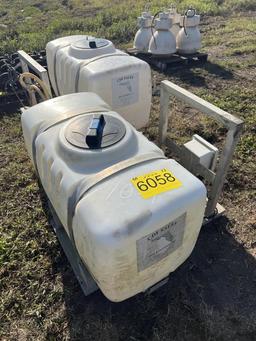 (2) 50 GALLON LOW VOLUME SPRAY RIGS