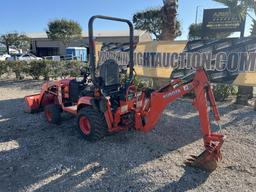 2018 KUBOTA BX23S TRACTOR W/BACKHOE