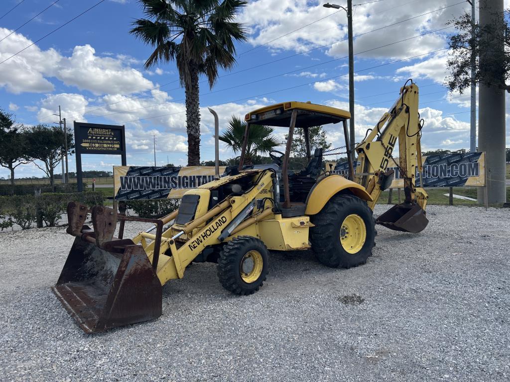 NEW HOLLAND 555E LOADER/BACKHOE