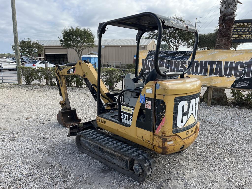 CATERPILLAR 301.8C MINI EXCAVATOR R/K