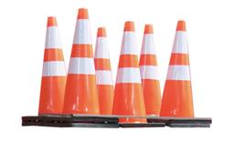 (50) NEW PVC SAFETY TRAFFIC CONES