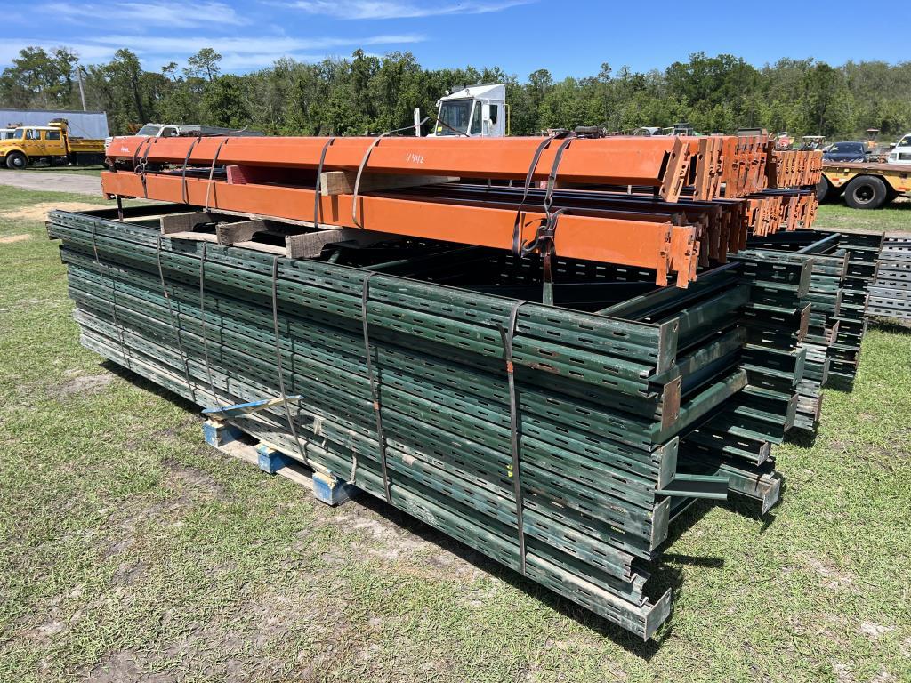 LOT OF PALLET RACKING