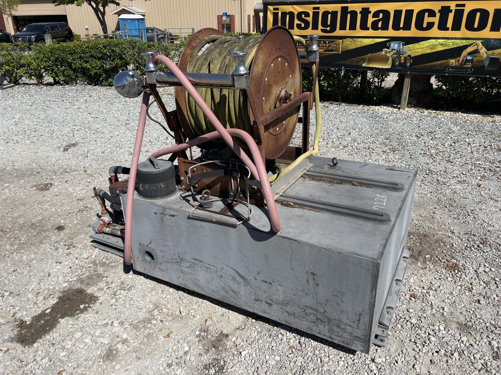 BRUSH TRUCK/FIRE WATER TANK W/PUMP & HOSE REEL