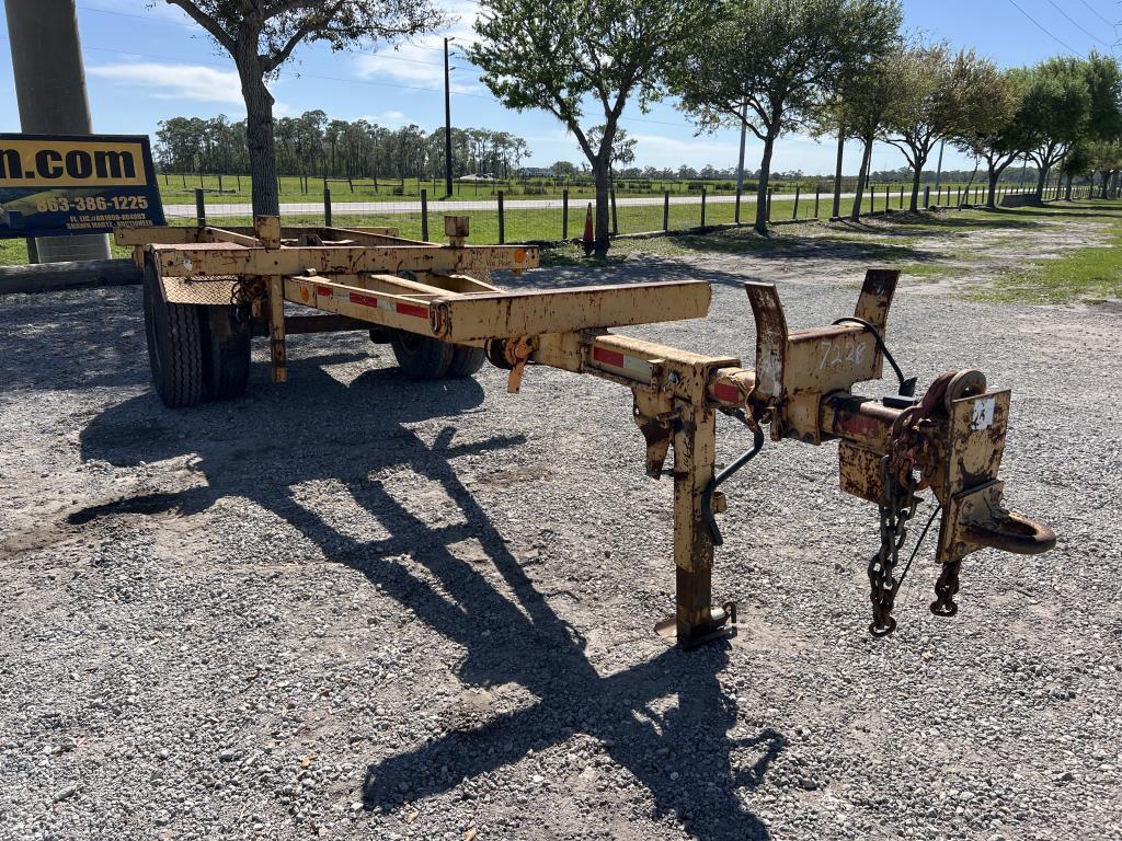 1990 REID PT-15 TELESCOPIC POLE TRAILER W/T