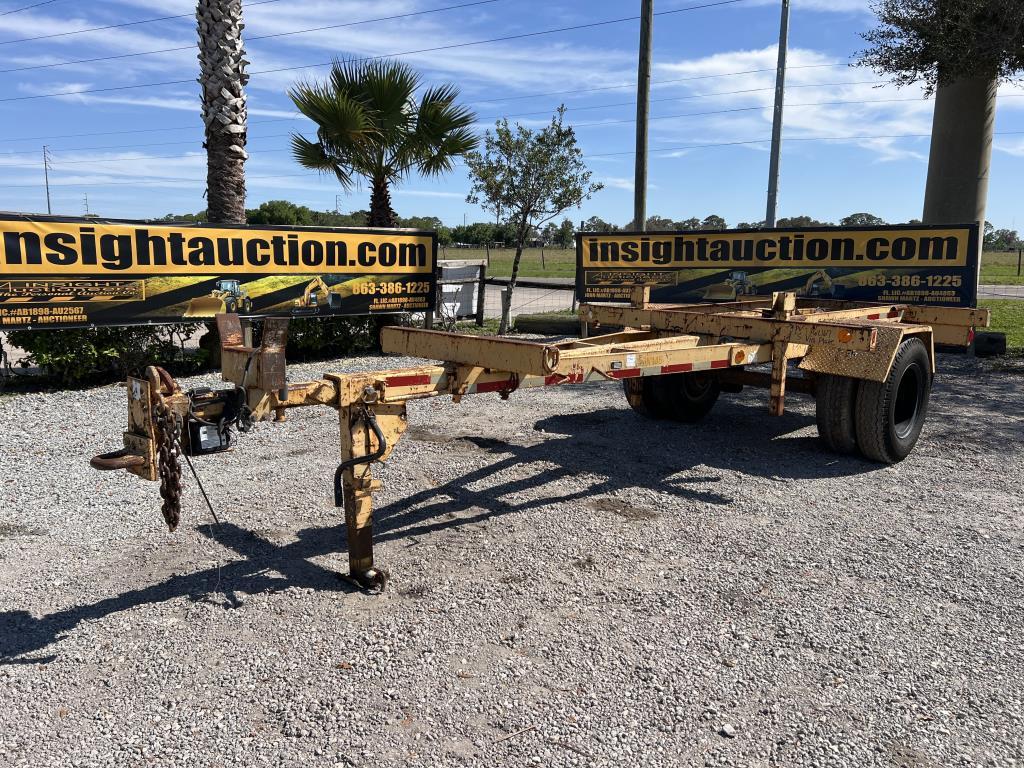 1990 REID PT-15 TELESCOPIC POLE TRAILER W/T