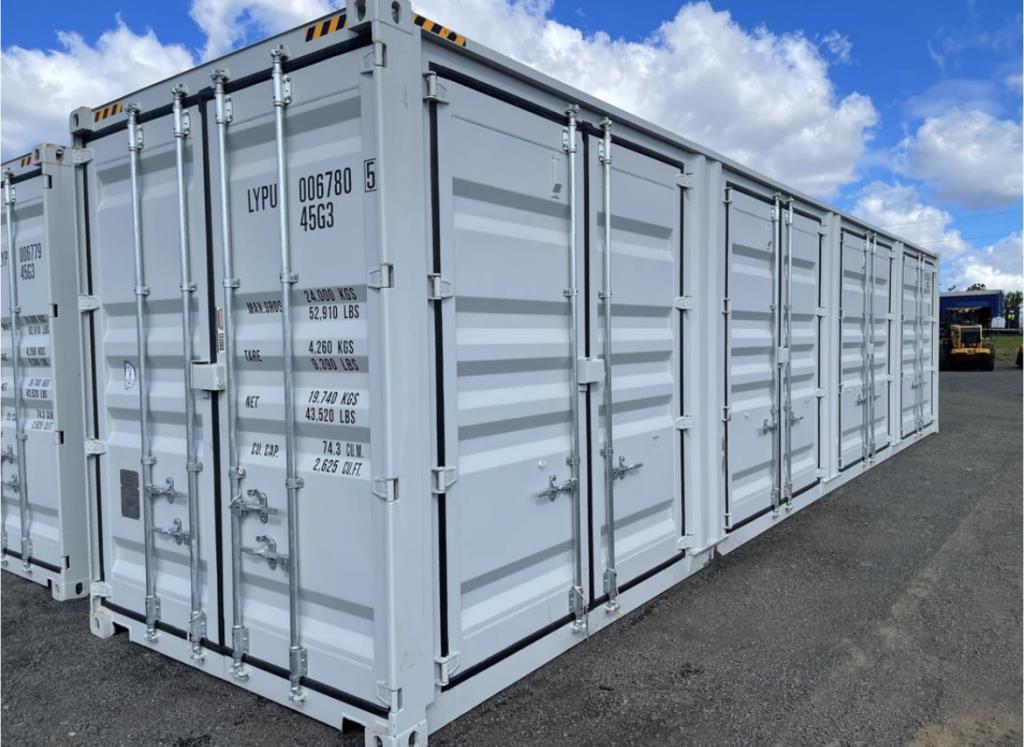 NEW 40FT HIGH CUBE MULTI DOOR STORAGE CONTAINER