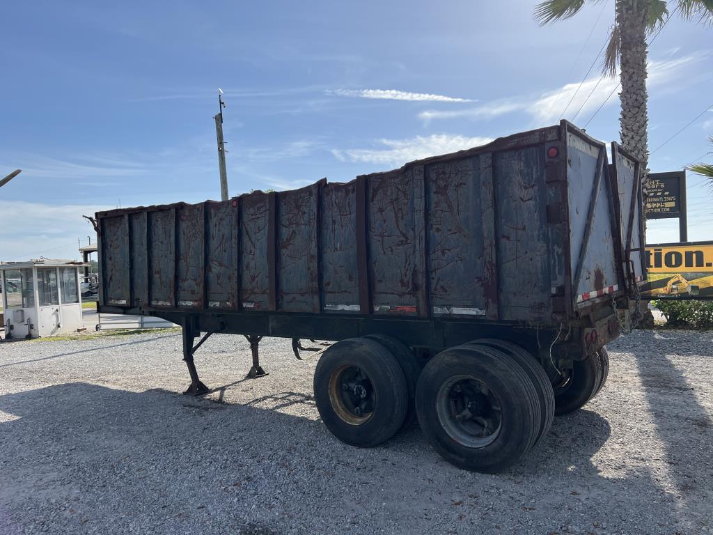 22ft Semi Dump Trailer W/t