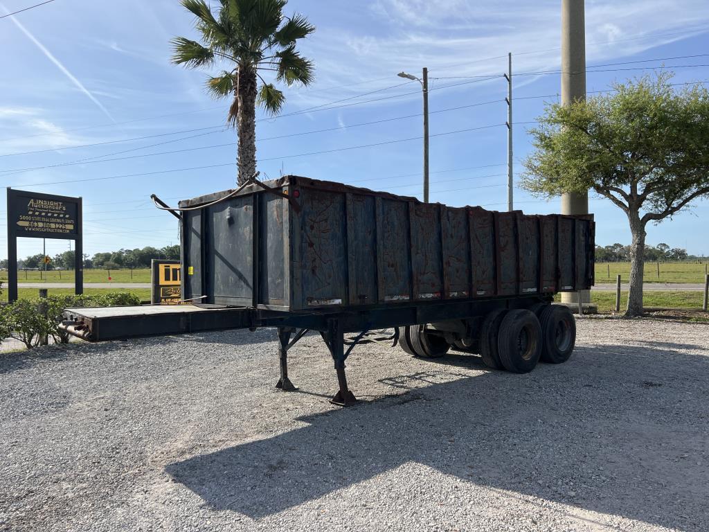 22ft Semi Dump Trailer W/t