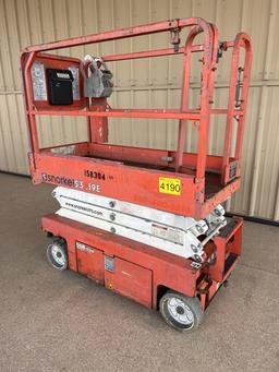 2015 SNORKEL S3219E SCISSOR LIFT R/K