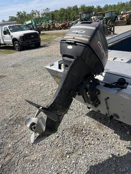 1995 STARCRAFT 16FT ALUMINUM BASS BOAT W/T