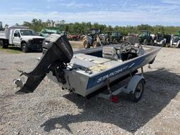 1995 STARCRAFT 16FT ALUMINUM BASS BOAT W/T