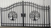 NEW 14FT BI PARTING IRON GATE