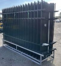 AGT INDUSTRIAL 10FWIF24 POWDER COAT SITE FENCE