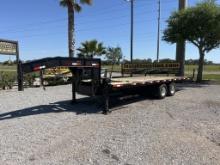 1998 Bett 24ft Gooseneck Trailer W/t