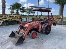 KUBOTA B21 LOADER BACKHOE R/K