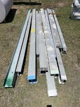 LOT OF GALVANIZED I BEAMS