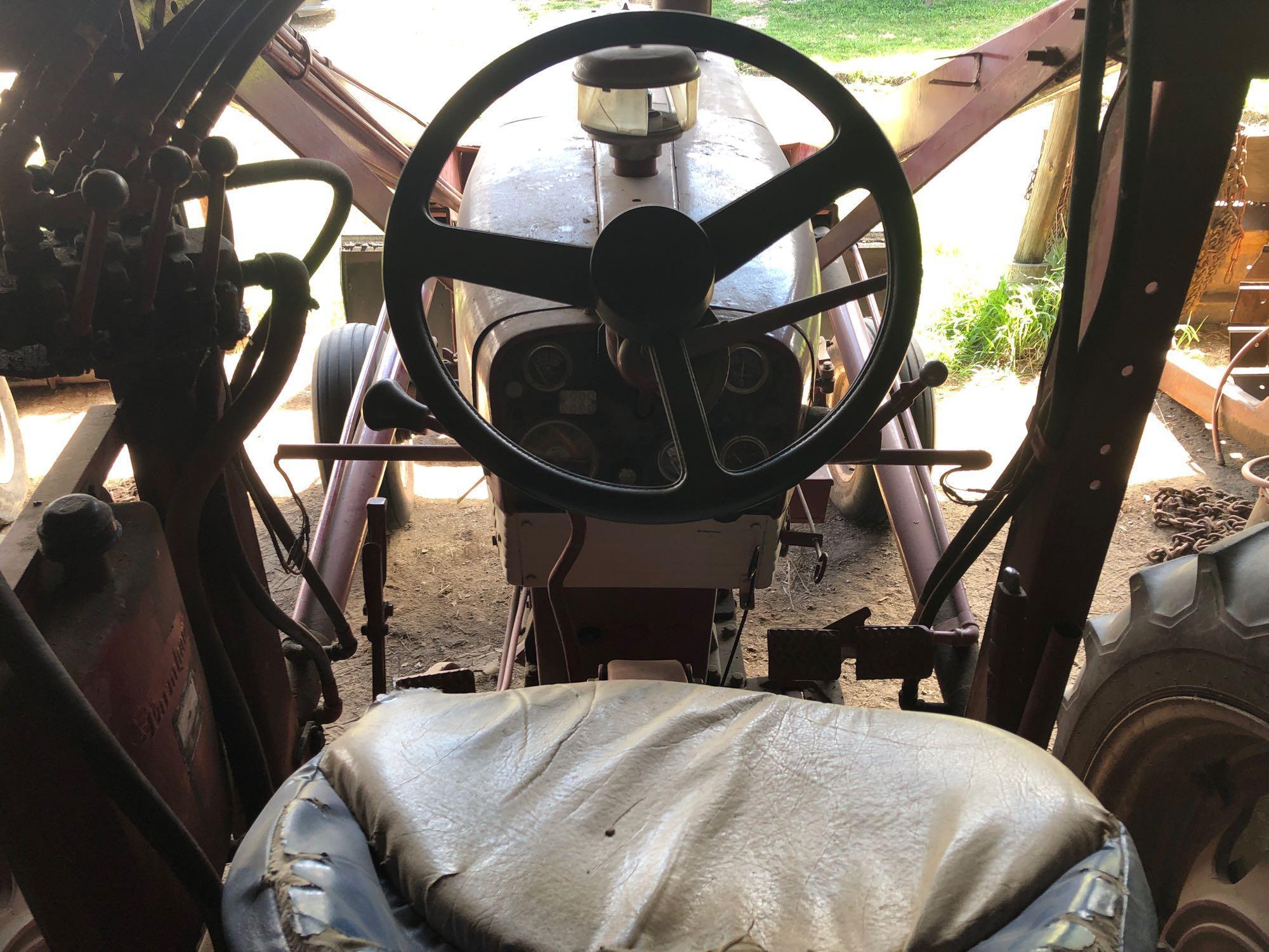 Farmall 560 Wide Front Tractor with Farmhand Loader, Gas, SN:2231