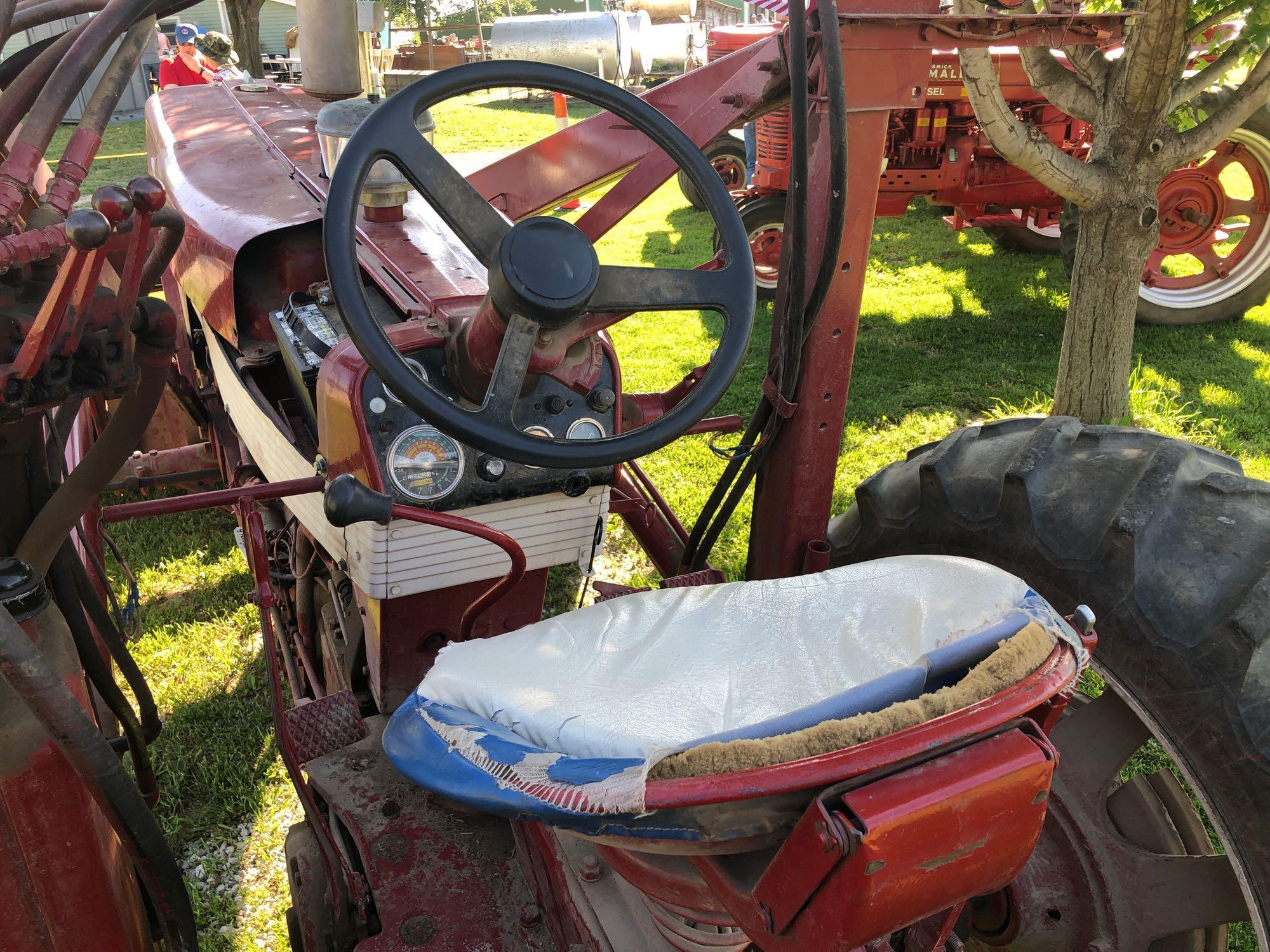 Farmall 560 Wide Front Tractor with Farmhand Loader, Gas, SN:2231