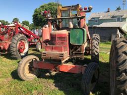 Farmall M Wide Front Tractor, Reversed for Bale Spear Attachment, Gas, SN:39169