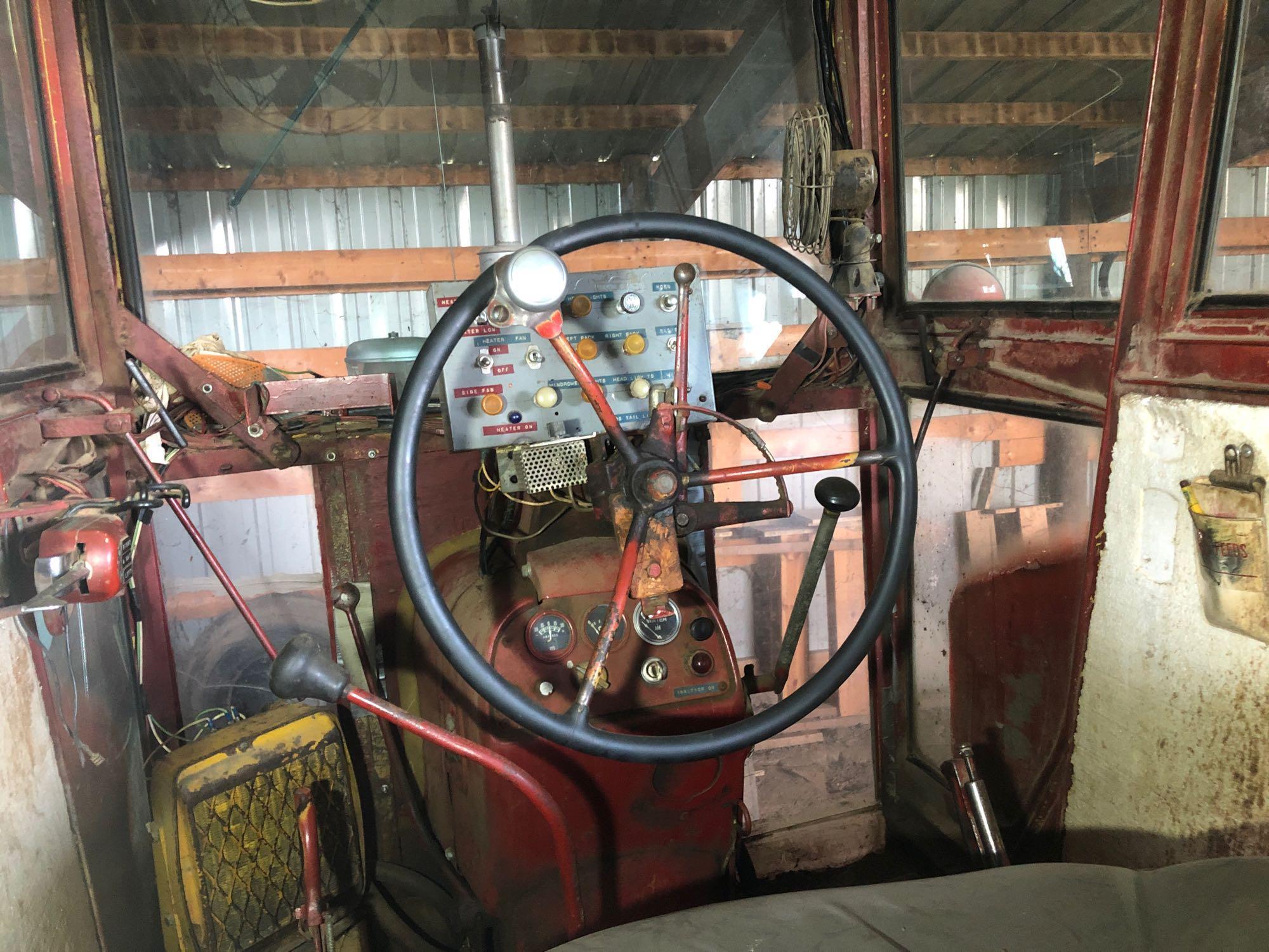 Farmall 400 Wide Front Tractor with Cab and Front Loader, Diesel, SN:4012 S