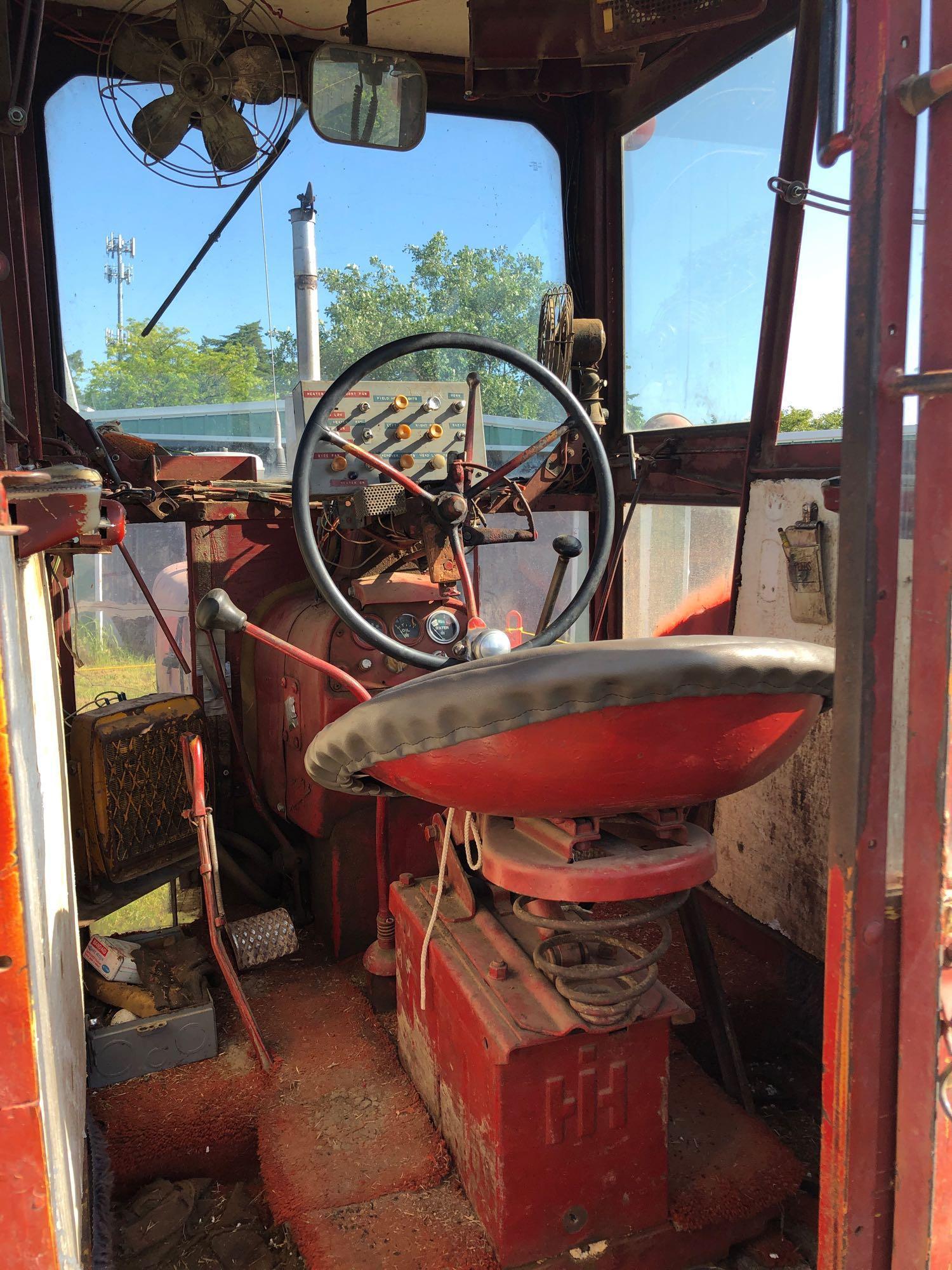 Farmall 400 Wide Front Tractor with Cab and Front Loader, Diesel, SN:4012 S