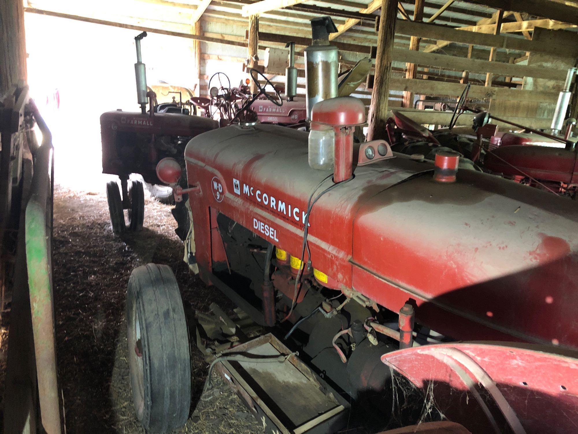 Farmall W-D 9 Wide Front Tractor, Diesel, SN:WDCB51454W12B