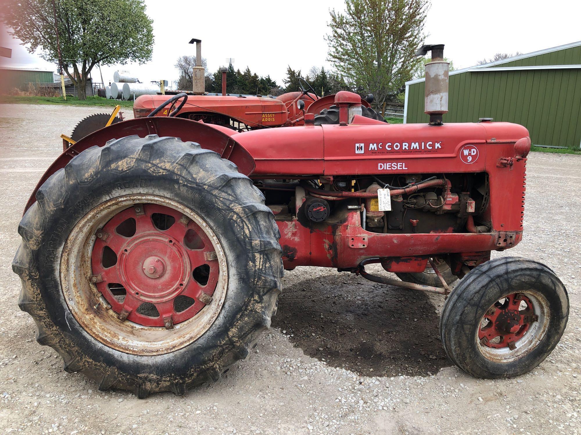 Farmall W-D 9 Wide Front Tractor, Diesel, SN:WDCB51454W12B